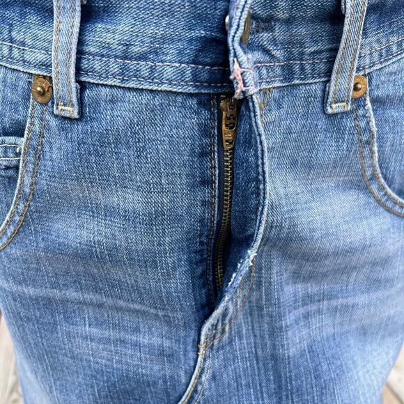 Levi’s Y2K Blue Denim Jean Maxi Skirt Size 9 - Picture 11 of 16